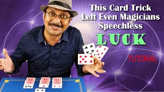 A Double Climax Card Trick Which Left Magicians Speechless! #magic_tutorial #magictrickssecret