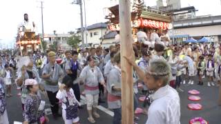 潮来祇園祭禮2015　初日　七丁目の山車の一日