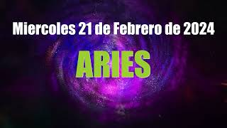 Horoscopo Real de HOY ARIES 21 de Febrero de 2024 Lectura Noche #horoscopo #tarot #aries