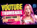 How to make a Thumbnail for YouTube Videos | #photoshop  #thumbnail