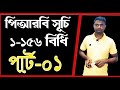 পিআরবি 1 বিধি হতে 156 বিধি। পার্ট 1