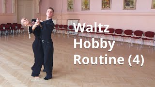 Waltz Hobby Lesson + Choreography (4) | Promenade Lock Step, Right Lunge