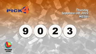Wisconsin Lottery Midday Draw 09/08/2022