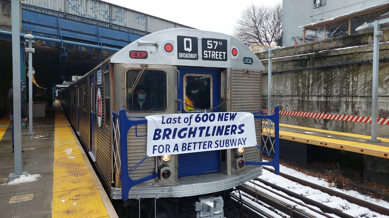 MTA New York City Subway: R32 Final Run (Q) Train At Newkirk Plaza ...