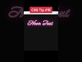 CSS Tip #15 - Neon Text Effect #shorts