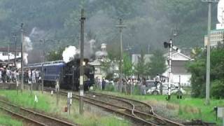 SLやまぐち30周年号 津和野駅 構内入替編 090801