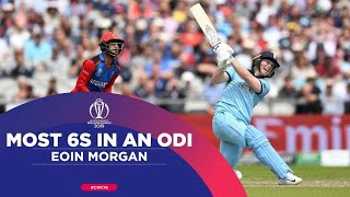 Eoin Morgan HITS 17 SIX"s | eng vs afg | 18/6/2019 world cup 2019