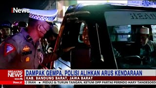 Jalan Tertutup Tanah Longsor Akibat Gempa, Polisi Alihkan Arus Kendaraan #BreakingNews 22/11