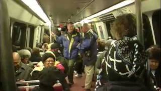 DC Subway Strains From Inaugural Crowd