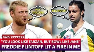Flintoff's middle stumps dug out by Shoaib Akhtar | Pak vs Eng 05 Test Series