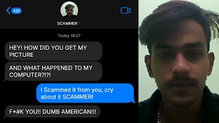 Showing A Scammer A Picture Of HIMSELF