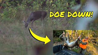 CRAZY Opening Day Muzzleloader Hunt! (DEER DOWN!!!)