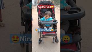 Nirvan in Stroller🤩#funny #youtubeshorts #viral #shorts #cutebaby #shortsvideo #ytshorts #short #fun