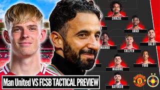 Manchester United vs FCSB Tactical Preview | LIVE ANALYSIS |