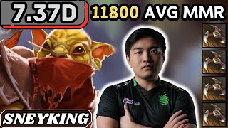 7.37d - Sneyking BOUNTY HUNTER Hard Support Gameplay - Dota 2 Full Match Gameplay