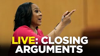 Judge hears closing arguments in Fani Willis disqualification hearing: Watch live
