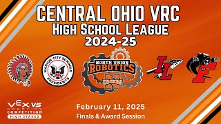 Central Ohio VRC High School League; Richwood, Ohio-Finals \u0026 Awards (Final Night):February 11, 2025