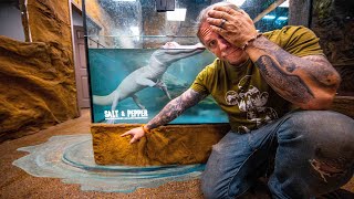 MY ALBINO ALLIGATOR POND IS LEAKING!! NOW WHAT?? | BRIAN BARCZYK