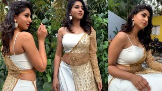 Anchor Hot Varshini Sounderajan | Reels Saree Tiktok