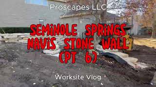 Seminole Springs Navis Stone Wall (pt 6)