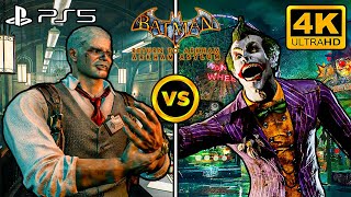 Batman: Return to Arkham - Arkham Asylum | All Commissioner Gordon Boss Fights (No Damage)