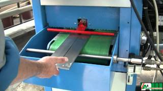 ART.76 Polishing machine for bars, tubes, profiles and sheet metal by wet system