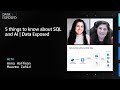 5 things to know about SQL and AI | Data Exposed