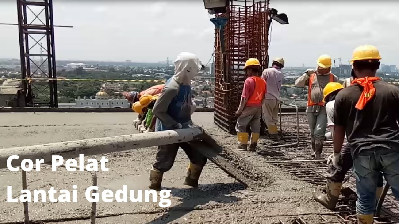 Pengecoran Balok Dan Pelat Lantai Dengan Readymix Dan Concrete Pump ...