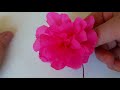 mini flores de papel crepom diy especial primavera mini flowers paper crepe