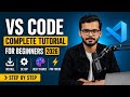 VS Code Complete Tutorial for beginners 2026| Install, Setup, Best Themes & Pro Tricks| Step by Step