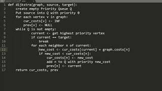 Pathfinding - Dijkstra Implementation