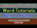 Word  Aligning, Ordering, and Grouping Objects