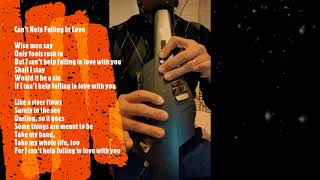 Can't help falling in love - (ocarina) Roland Aerophone AE 10