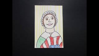 Let's Draw Betsy Ross!