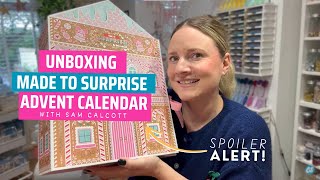 Full Unboxing Made To Surprise Advent Calendar with Sam Calcott | Spoiler Alert!