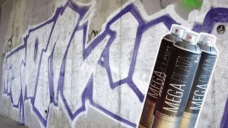 GRAFFITI - Tank - Silver Throw Up - mtn MEGA PLATA