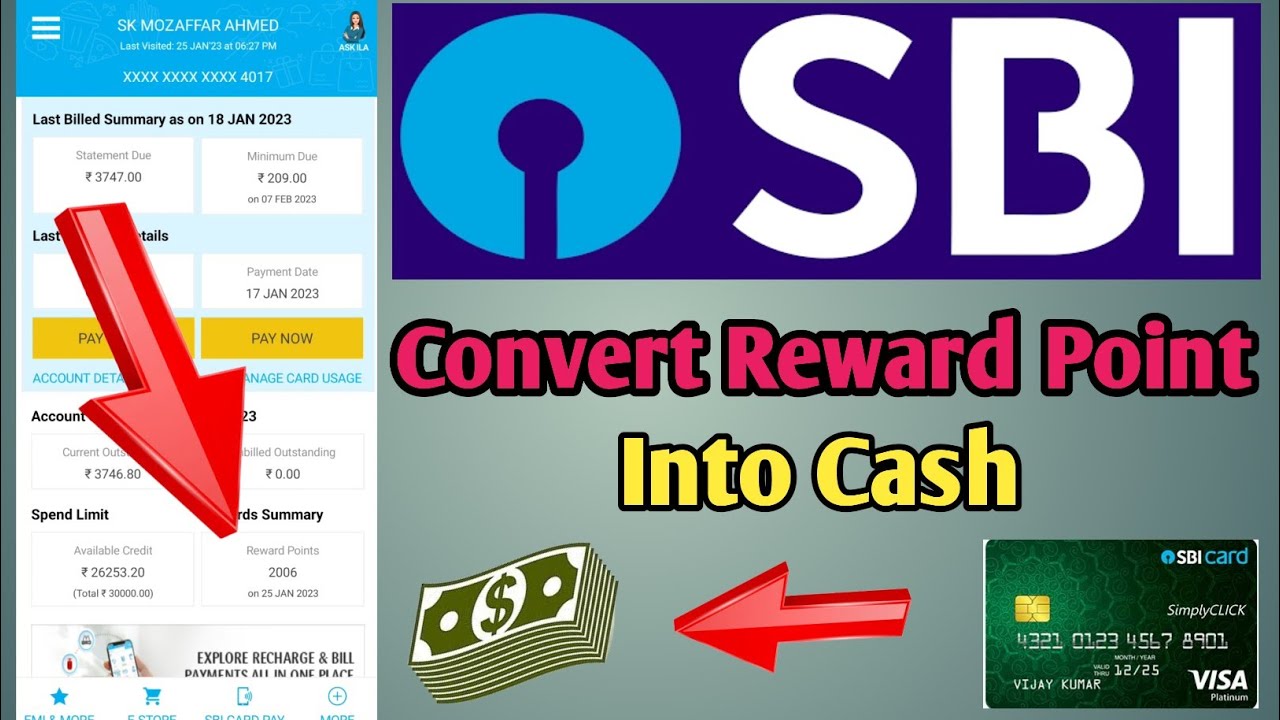 How To Redeem SBI Credit Card Reward Points | Sbi Card Reward Points ...