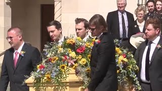 Funeral service for San Antonio business icon Red McCombs held at Tobin Center