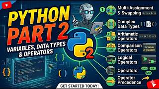 Python Part 2: Master Variables, Data Types, & Operators (Code Included!)