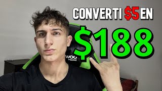 De $5 a $188 USD HACIENDO INTERES COMPUESTO 😱