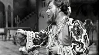 Boris Christoff, bass - Mussorgsky - Boris Godunov - 'Death Scene' (video -1956)