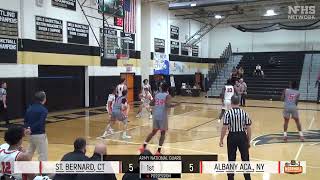 Albany Academy (NY)  vs St  Bernard (CT)  Boys Varsity High School Basketball (1.19.25)