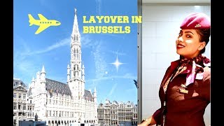 ETIHAD CABIN CREW - A DAY IN BRUSSELS - TRAVEL VLOG