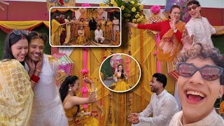 Haldi Vlog 💛 || bhaiya ki haldi ceremony 😍|| Varsha Thapa