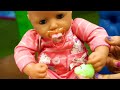 baby born annabelle puppen videos für kinder auf dem kanal baby puppen. 4 folgen am stück