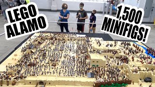 Massive LEGO Battle of the Alamo Scene!