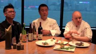 Nobu Matsuhisa discussing sake pairing with Asian Palate