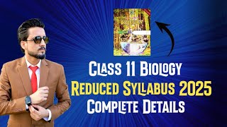 Class 11 Biology Reduced Syllabus 2025 | Sindh Board