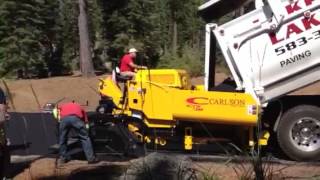 Testing a Carlson CP100 paver box at Martis Camp