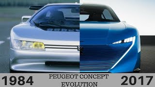 Peugeot : All Concept Cars \u0026 Prototypes Evolution (1984 -- 2017)